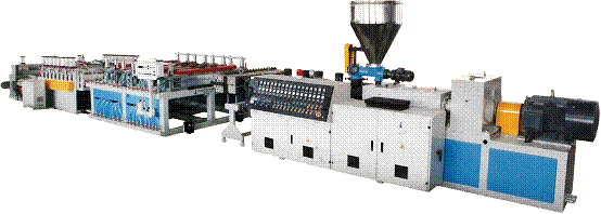 PVC結(jié)皮發(fā)泡板生產(chǎn)線(xiàn)